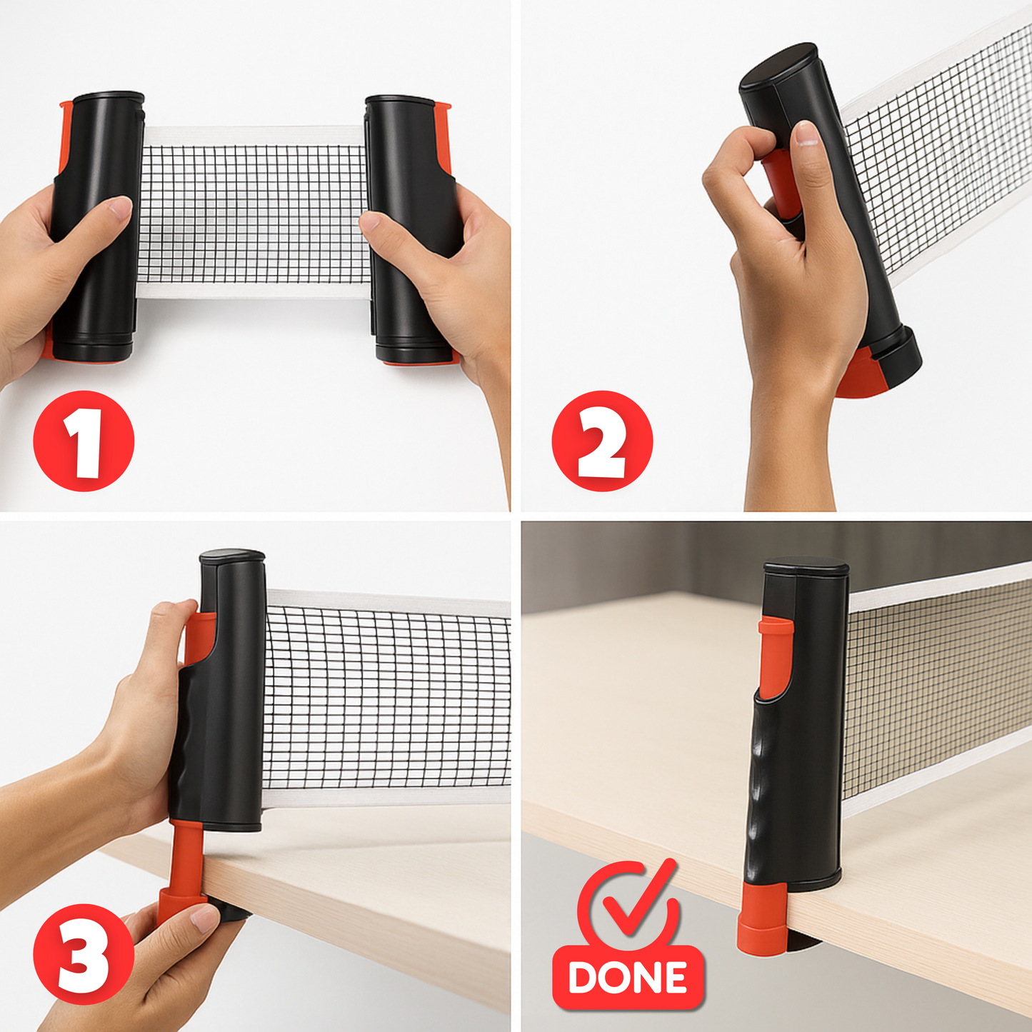 DeskPong™ Original Pro Table Tennis Set